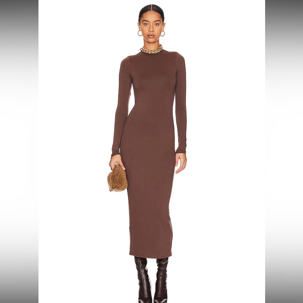 AFRM x Revolve Juniper Dress in Cappuccino